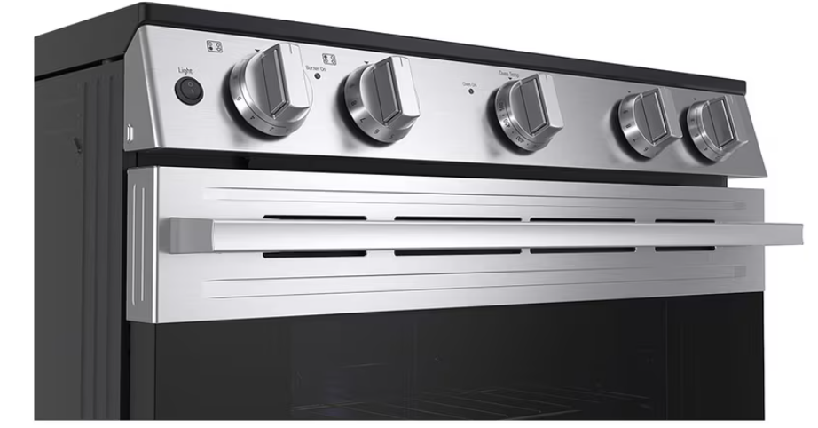 LG - 6.3 cu. ft  Electric Range with EasyClean in Stainless - LSEL6330YE
