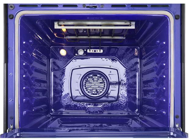 LG - 6.3 cu. ft  Electric Range with Fan Convection in Black Stainless - LSEL6333ZE