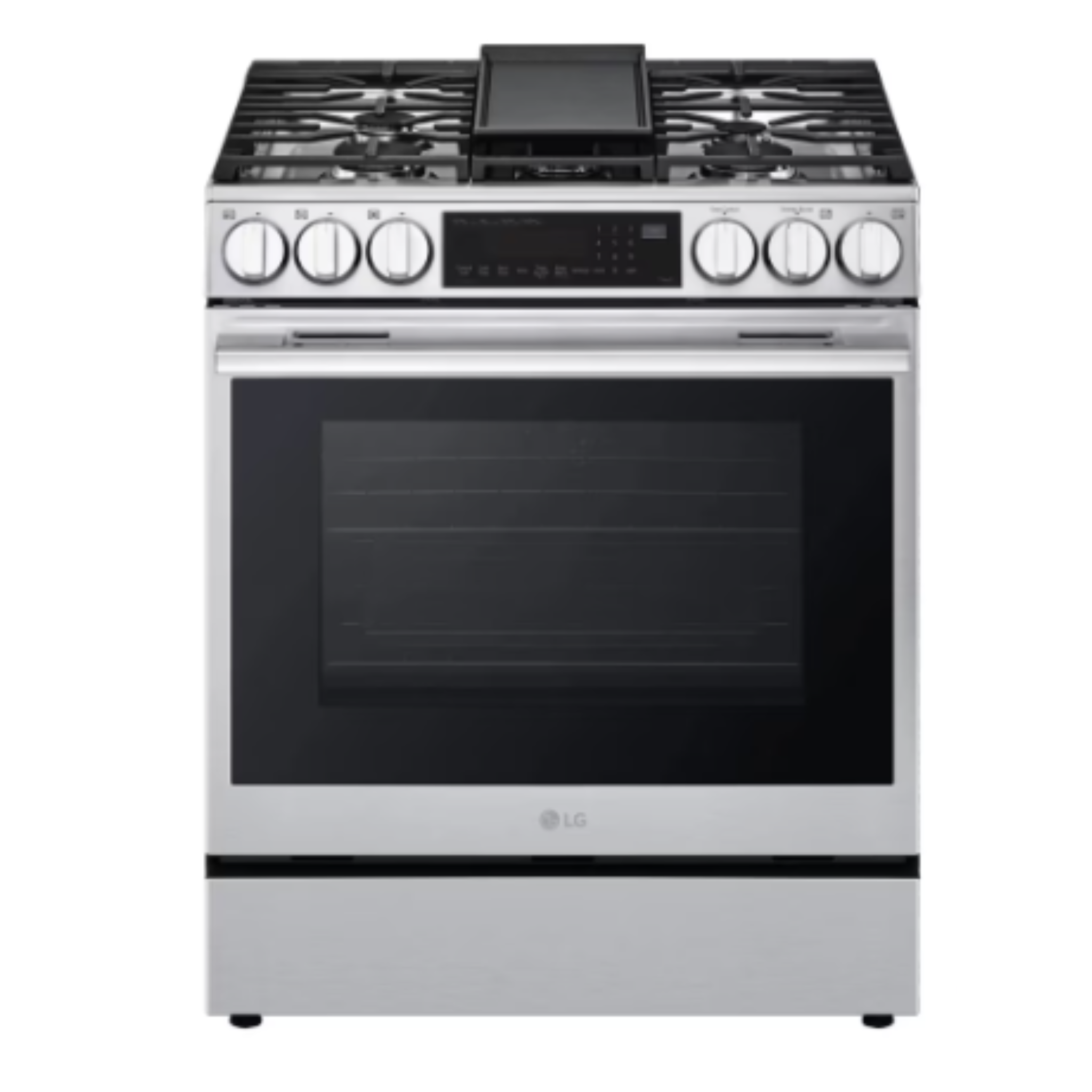 LG - 6.3 cu. ft  Gas Range in Stainless - LSGL6335X