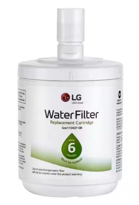 LG - Refrigerator Water Filter in White - LT500P