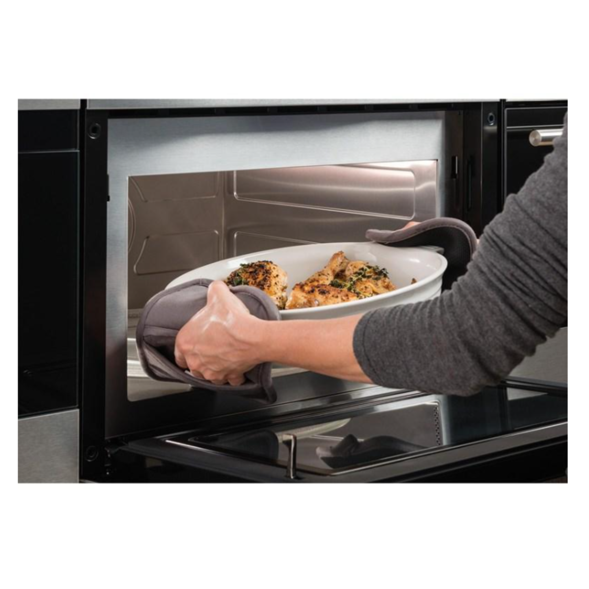 Wolf - 1.6 cu. Ft  Built In Microwave in Stainless - MDD2450TE/S/T