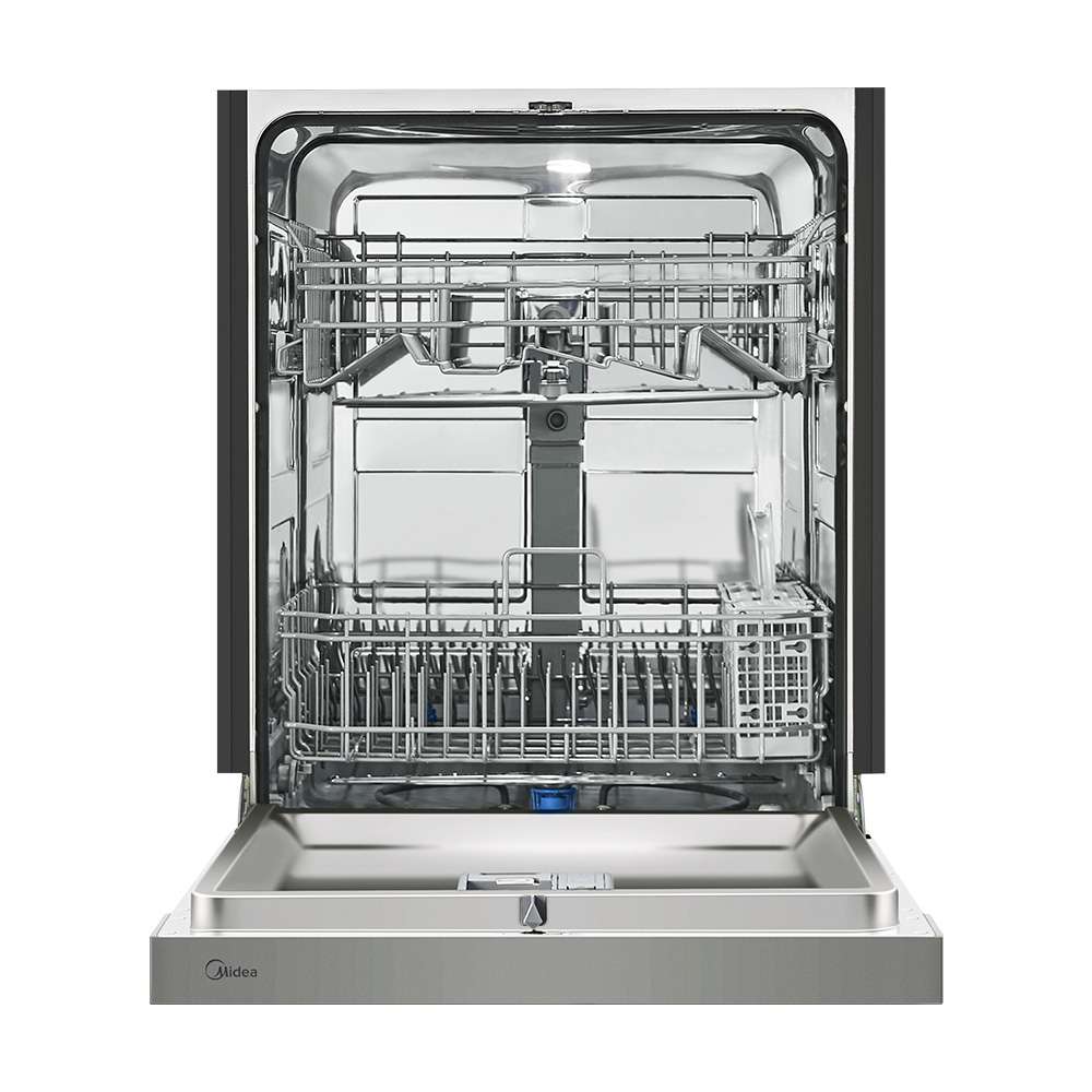 Midea - 52 dBA Built In Dishwasher in Stainless - MDF24P2BST
