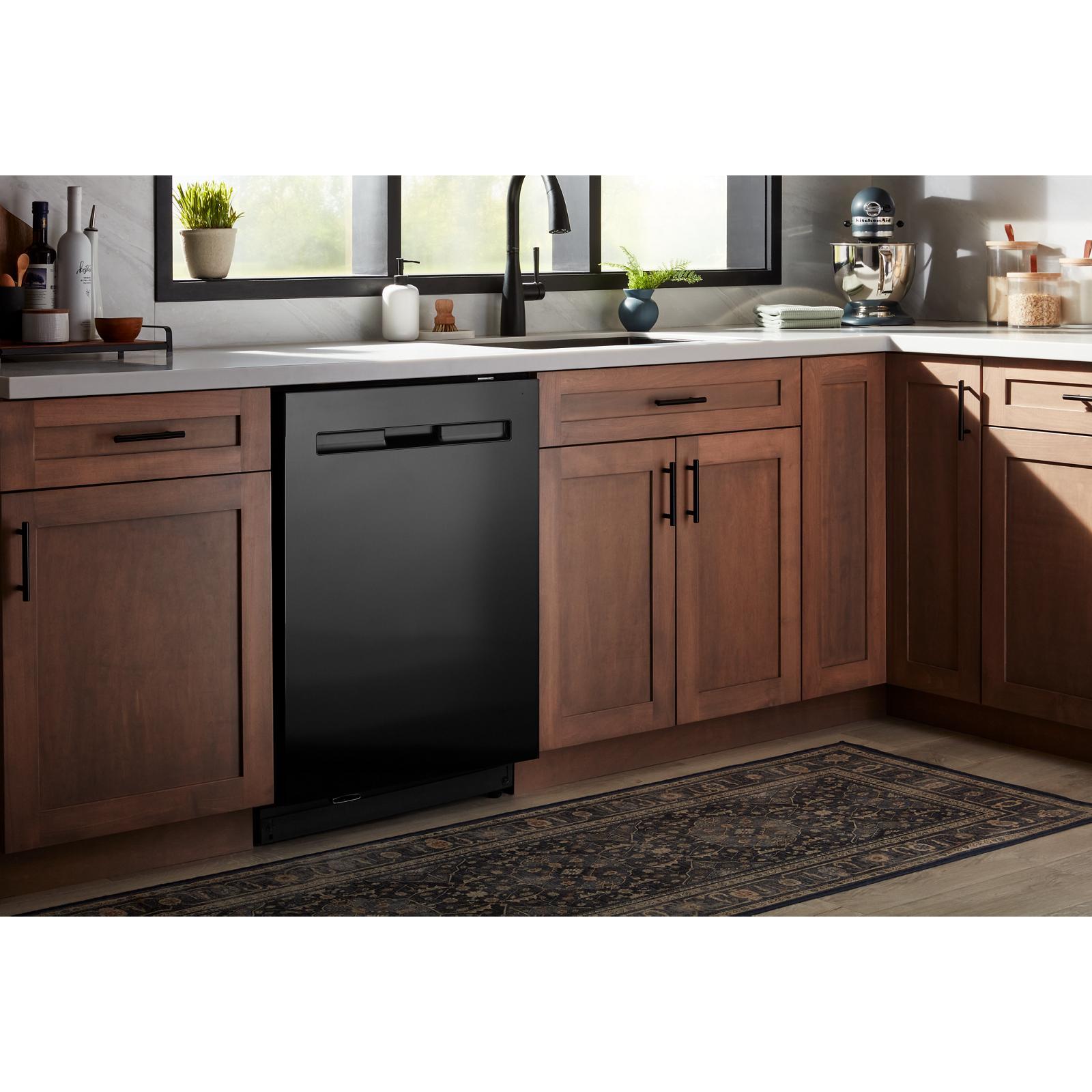 Maytag - 47 dBA Built In Dishwasher in Black - MDPS7024SB