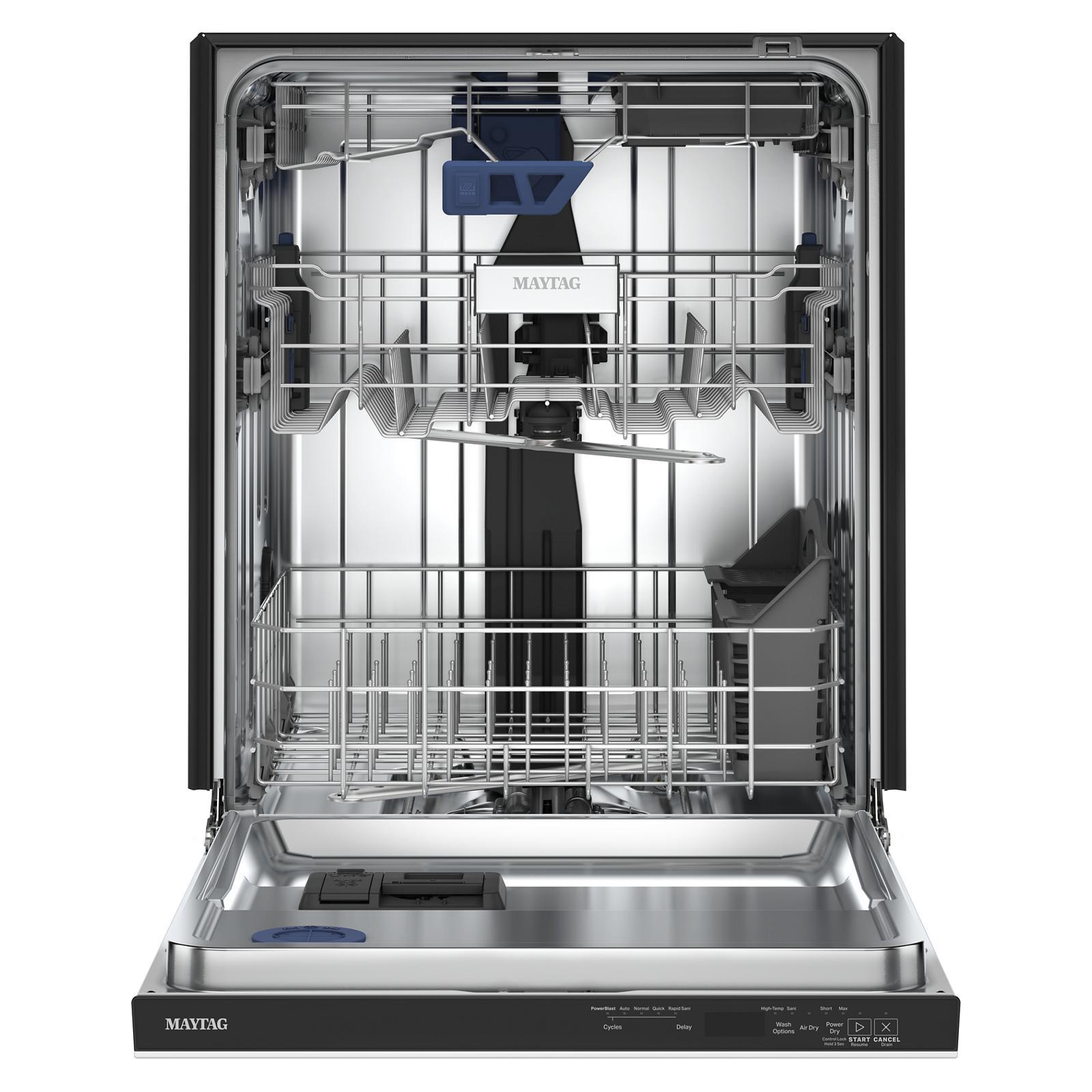 Maytag - 47 dBA Built In Dishwasher in White - MDPS7024SW