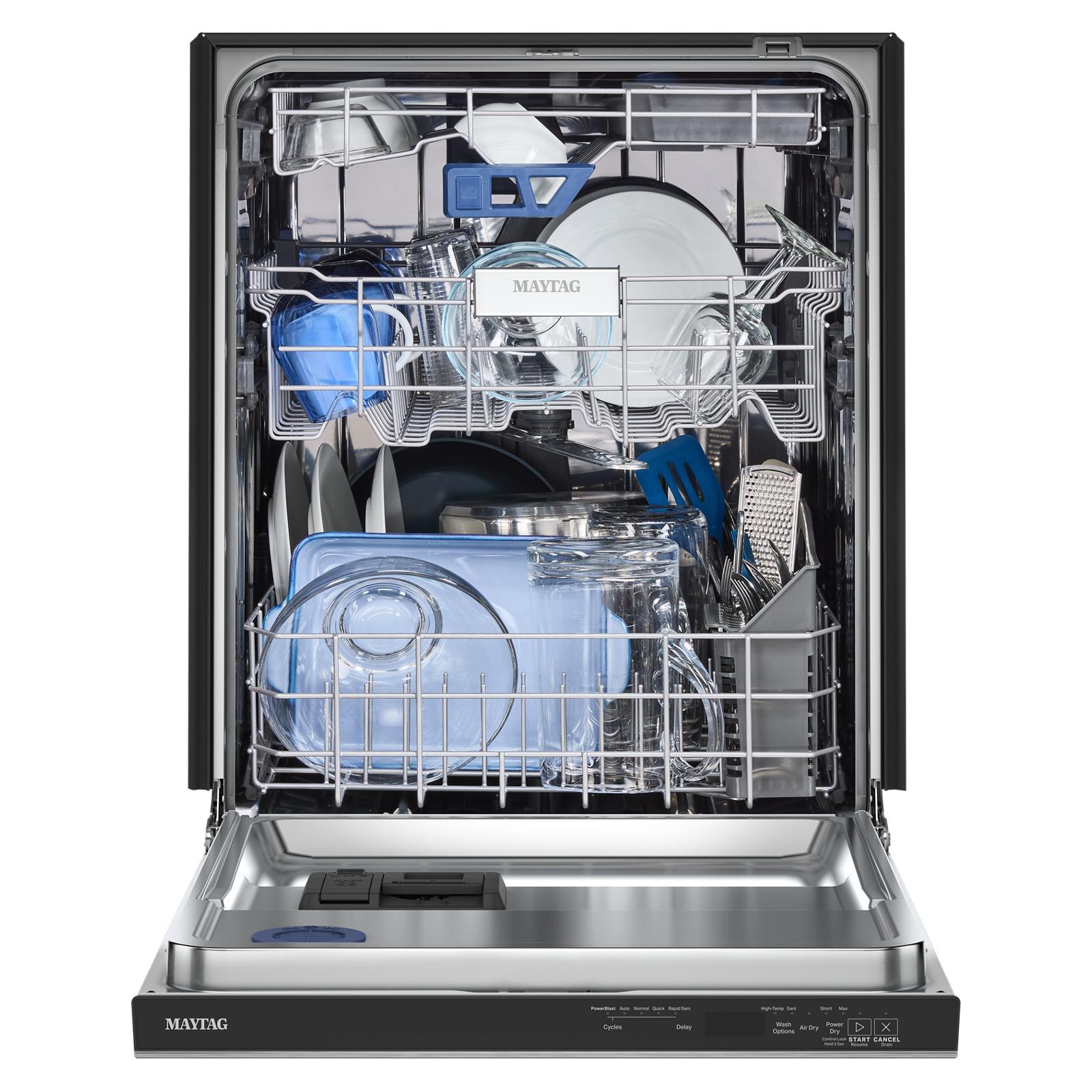 Maytag - 47 dBA Built In Dishwasher in Stainless - MDPS7024SZ