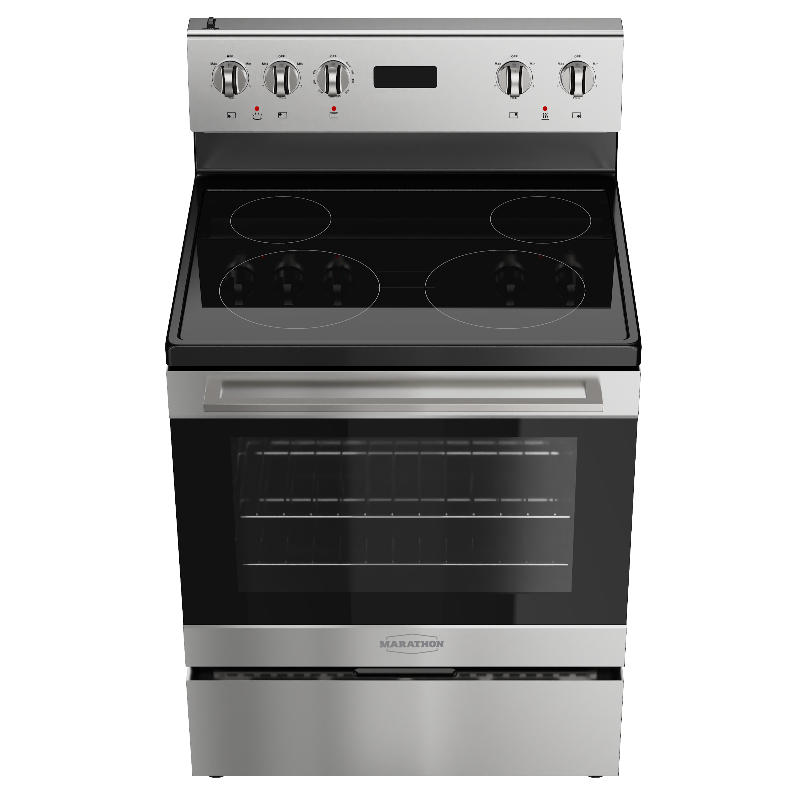 Marathon - 4.8 cu. ft  Electric Range in White - MER3070SS