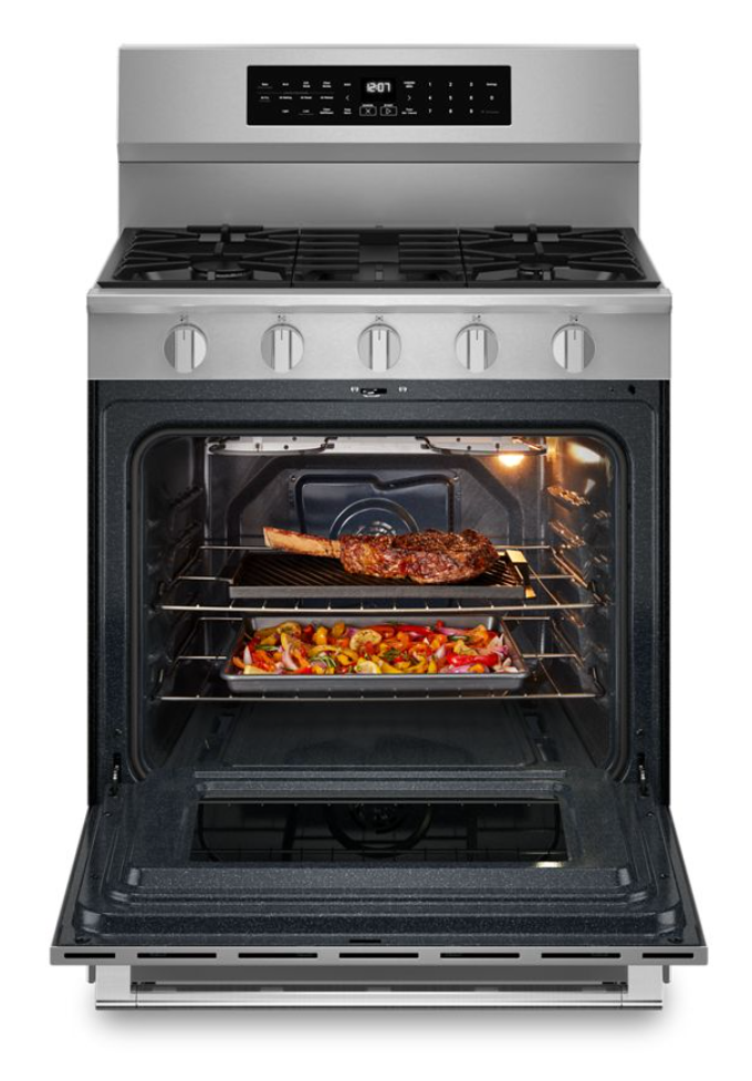 Maytag - 5 cu. ft  Gas Range in Stainless - MFGS8030RZ