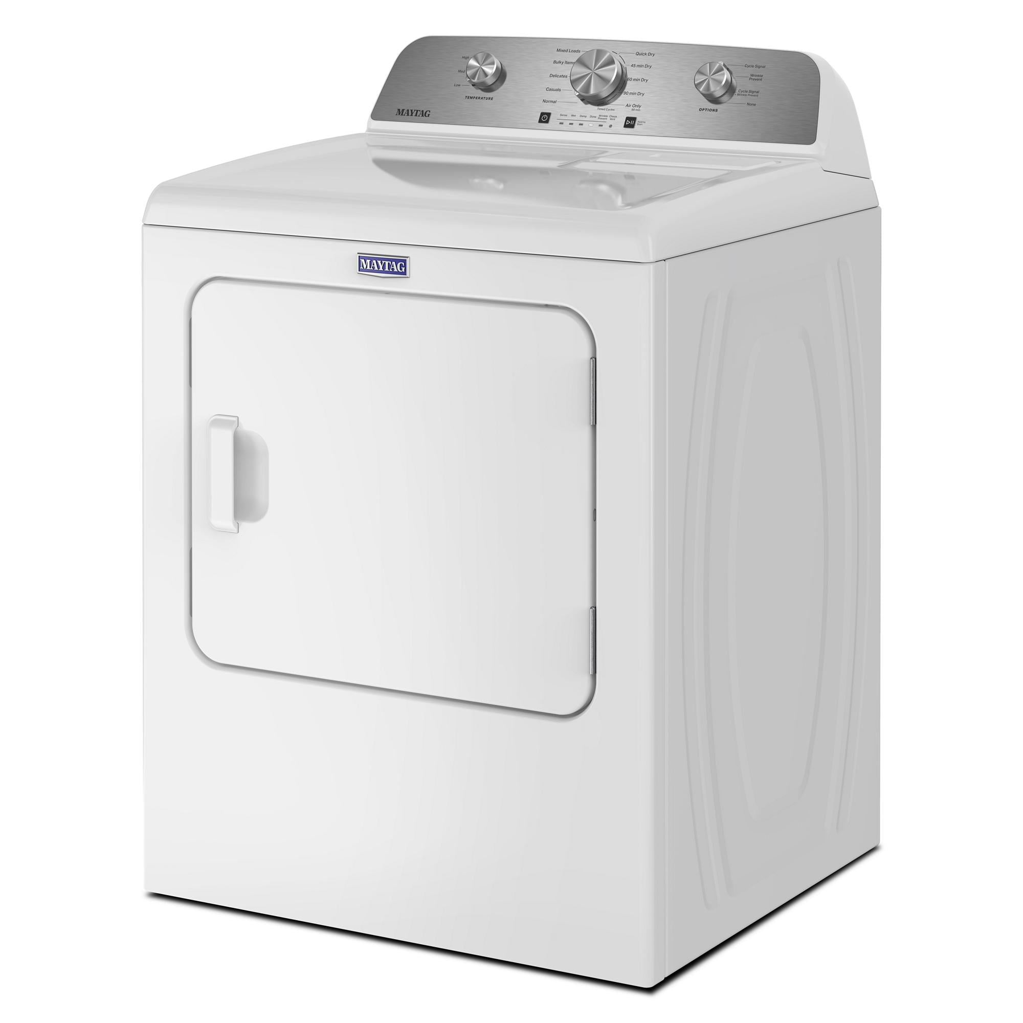 Maytag - 7 cu. Ft  Vented Electric Dryer in White - MGD4205SW