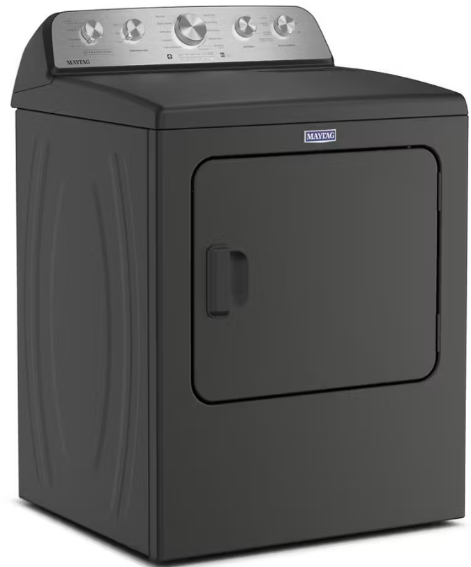 Maytag - 7 cu. Ft  Vented Gas Dryer in Black - MGD5605RU