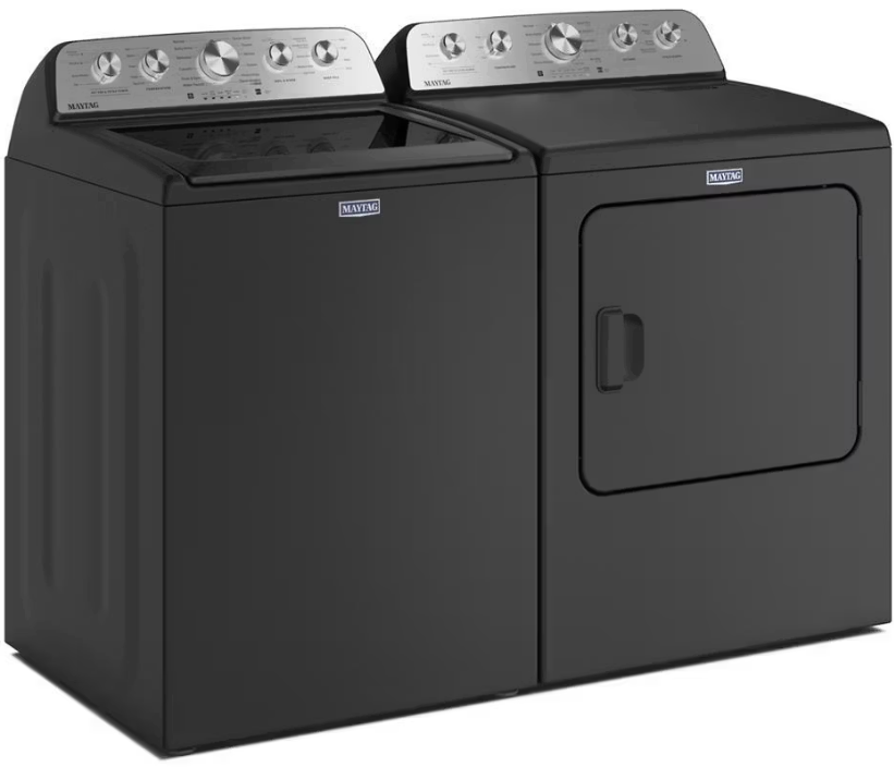Maytag - 7 cu. Ft  Vented Gas Dryer in Black - MGD5605RU