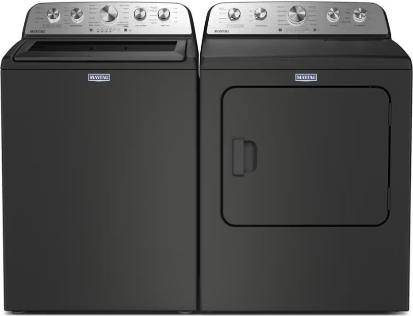 Maytag - 7 cu. Ft  Vented Gas Dryer in Black - MGD5605RU