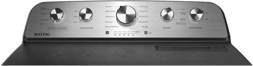 Maytag - 7 cu. Ft  Vented Gas Dryer in Black - MGD5605RU