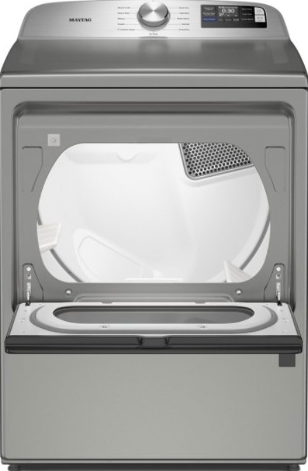Maytag - 7.4 cu. Ft  Vented Gas Dryer in Silver - MGD6205RR