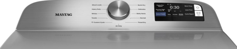Maytag - 7.4 cu. Ft  Vented Gas Dryer in Silver - MGD6205RR