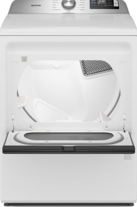 Maytag - 7.4 cu. Ft  Vented Gas Dryer in White - MGD6205RW