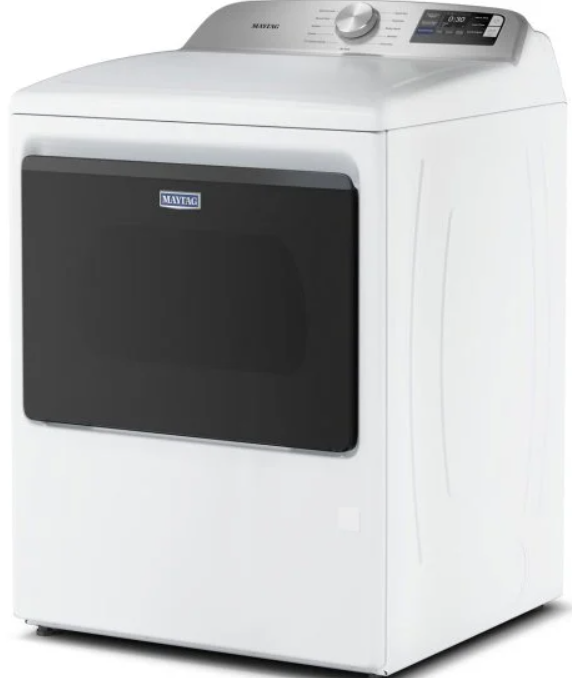 Maytag - 7.4 cu. Ft  Vented Gas Dryer in White - MGD6205RW