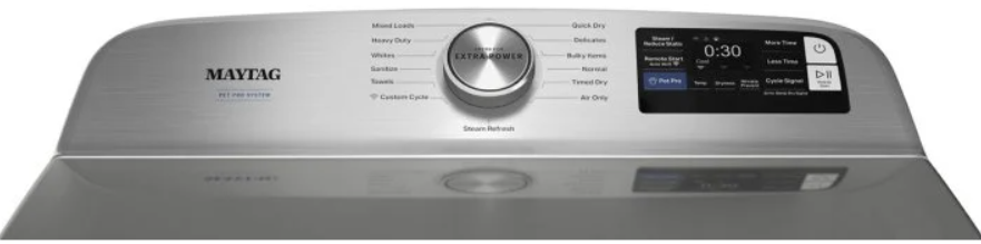 Maytag - 7.4 cu. Ft  Vented Gas Dryer in Stainless - MGD7205RR