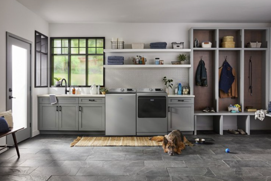 Maytag - 7.4 cu. Ft  Vented Gas Dryer in Stainless - MGD7205RR