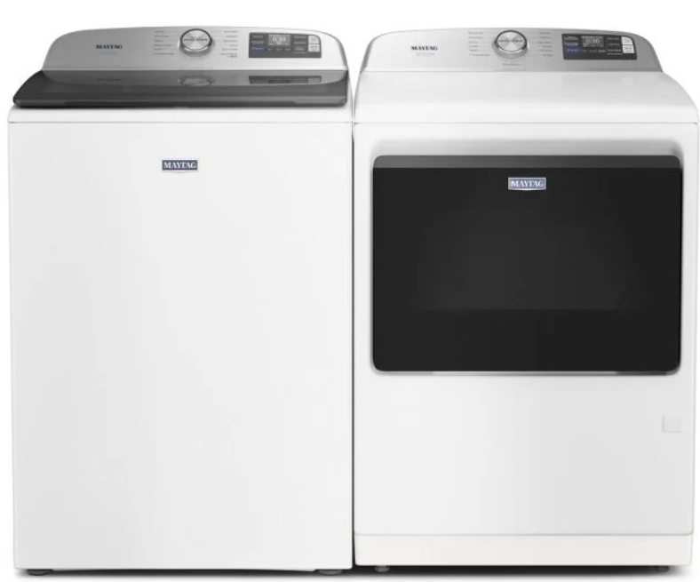 Maytag - 7.4 cu. Ft  Vented Gas Dryer in White - MGD7205RW
