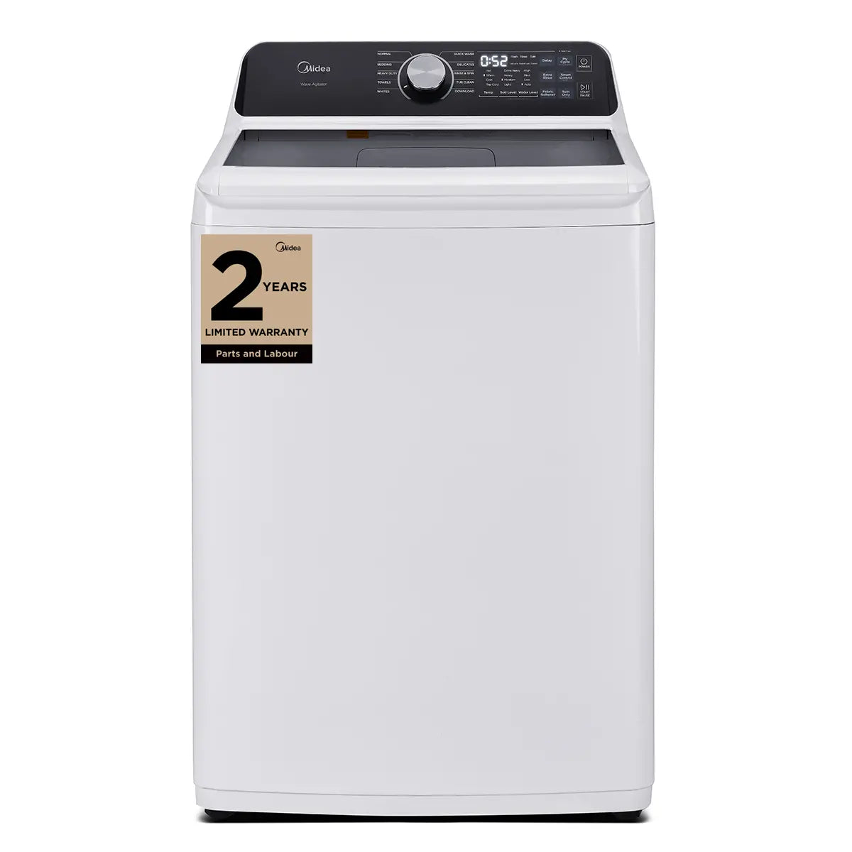 Midea - 7 cu. Ft  Vented Electric Dryer in White - MLTE52M2BWW