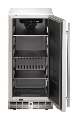 Marvel - 15 Inch 3 cu. ft Mini Fridge Refrigerator in Stainless - MRRE215-SS31A