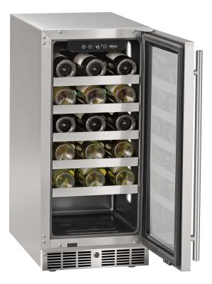 Marvel - 15 Inch 3 cu. ft Wine Fridge Refrigerator in Stainless - MRWC215-SG31A