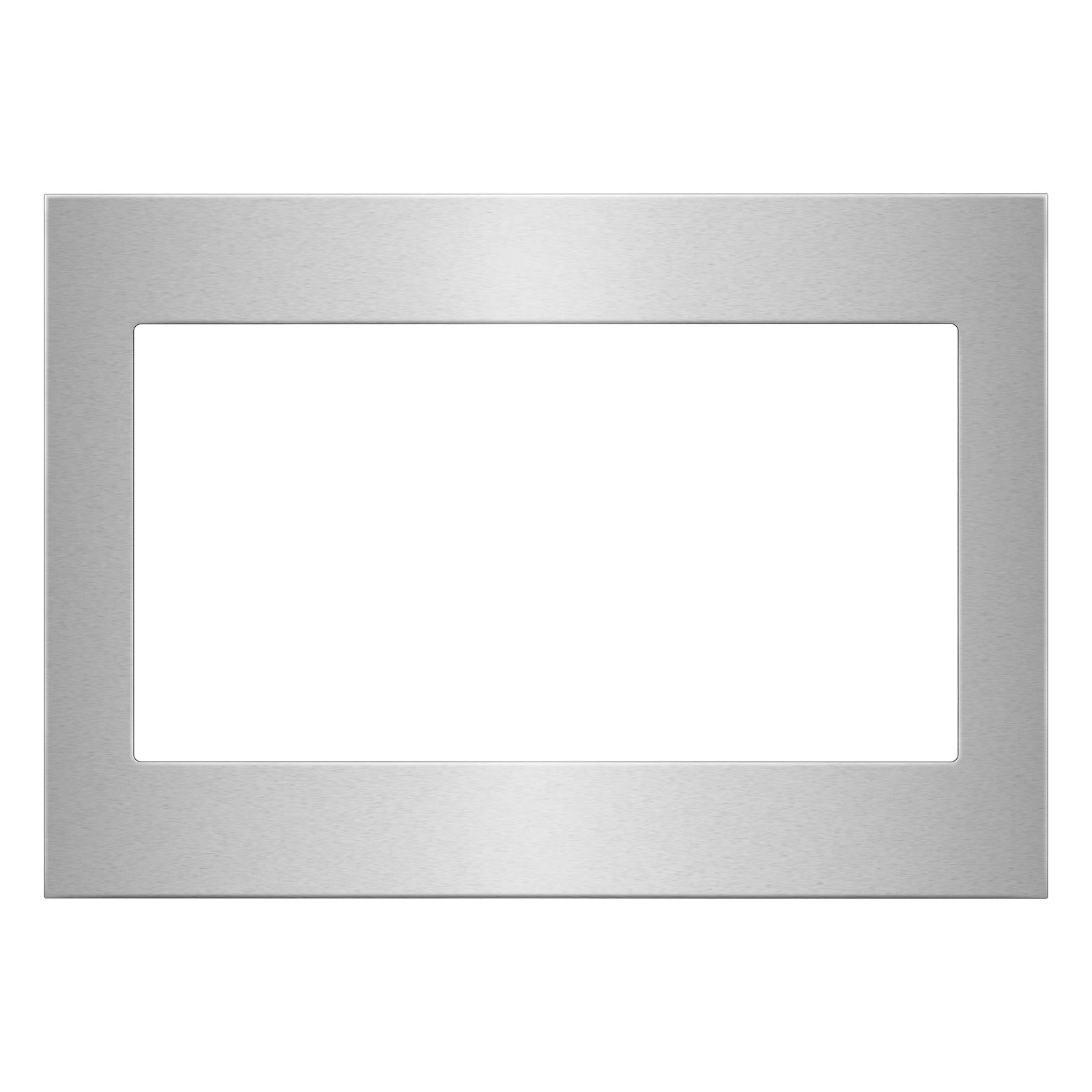 Whirlpool - 27 Inch Countertop Microwave Trim Kit for 1.5 cu. Ft. Microwaves in Stainless - MTK1527PZ