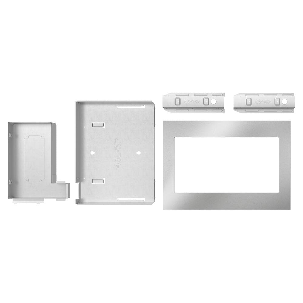 Whirlpool - 27 Inch Countertop Microwave Trim Kit for 1.5 cu. Ft. Microwaves in Stainless - MTK1527PZ