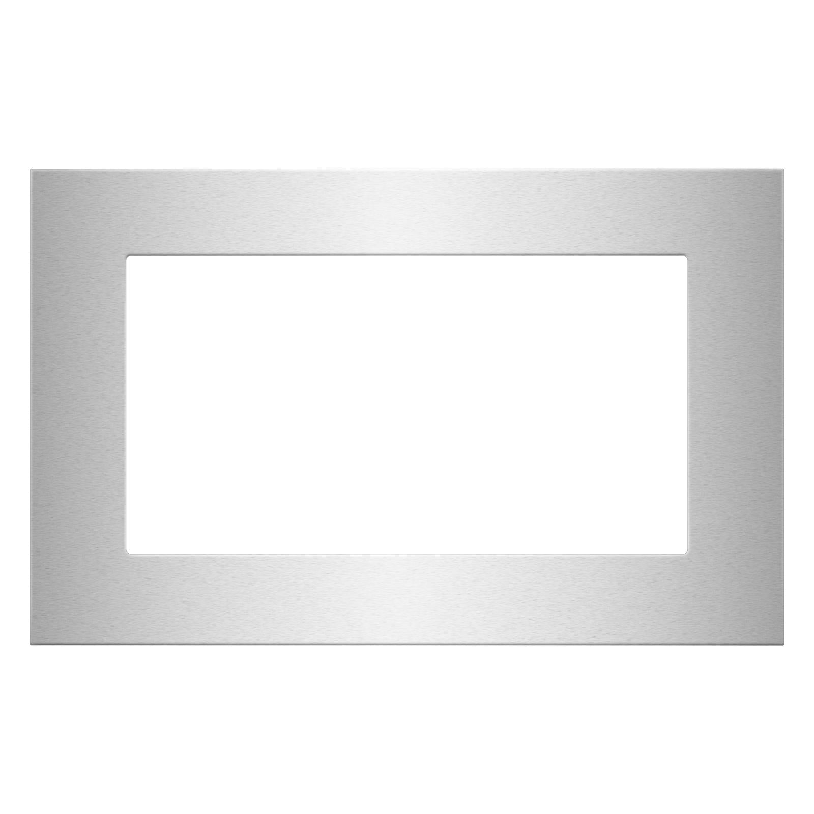 Whirlpool - 30 Inch Countertop Microwave Trim Kit for 1.6 cu. Ft. Microwaves in Stainless - MTK1630PZ