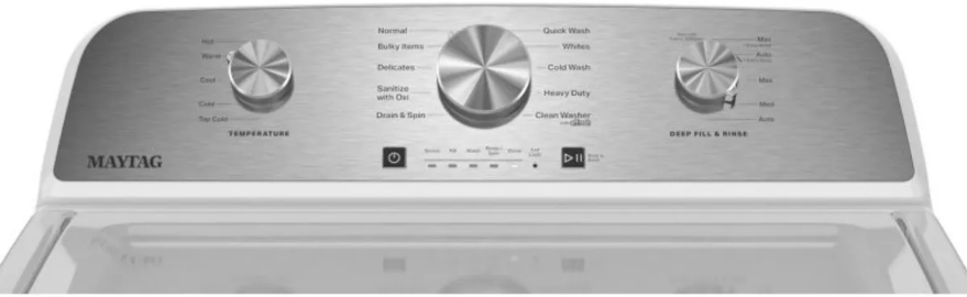 Maytag - 4.8 cu. Ft  Top Load Washer in White - MTW4205SW