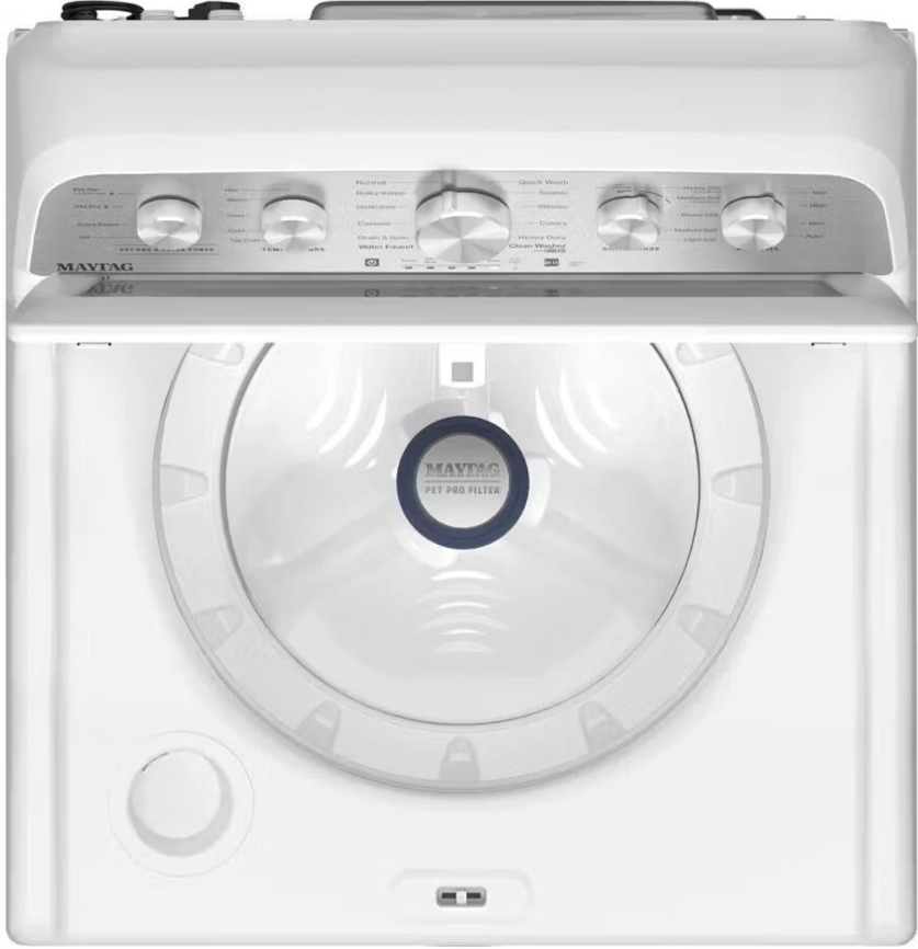 Maytag - 5.4 cu. Ft  Top Load Washer in White - MTW5605RW