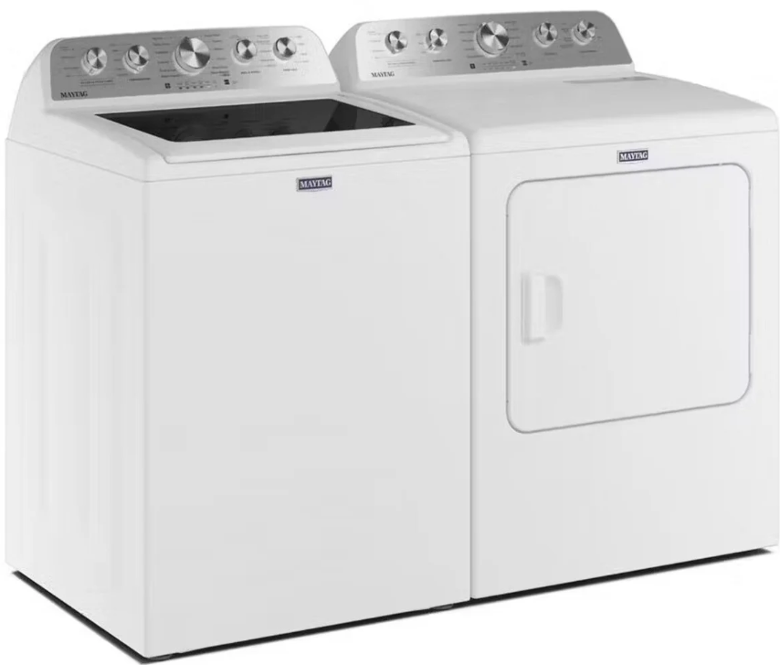 Maytag - 5.4 cu. Ft  Top Load Washer in White - MTW5605RW