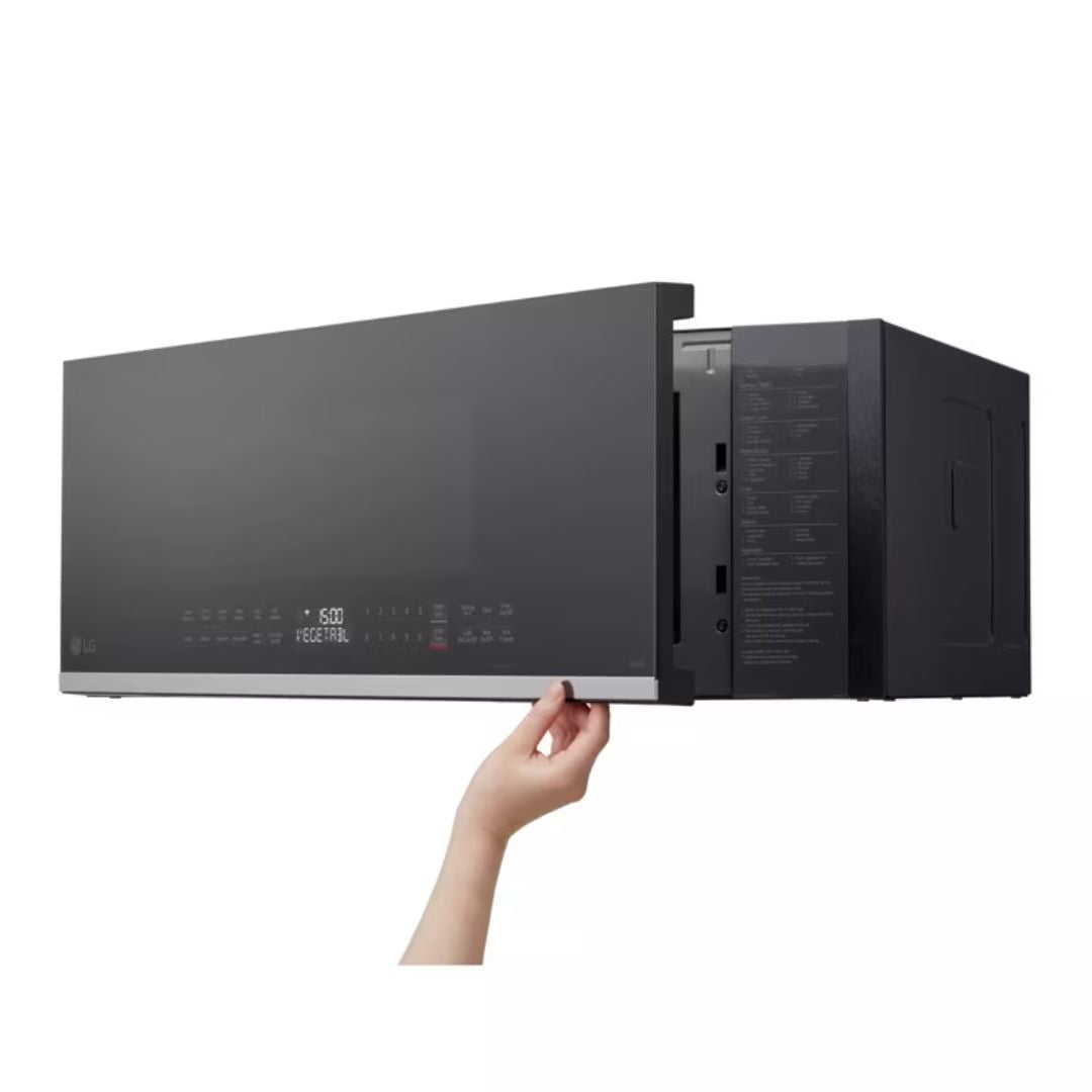 LG - 1.3 cu. Ft  Over the range Microwave in Black - MVEF1337F