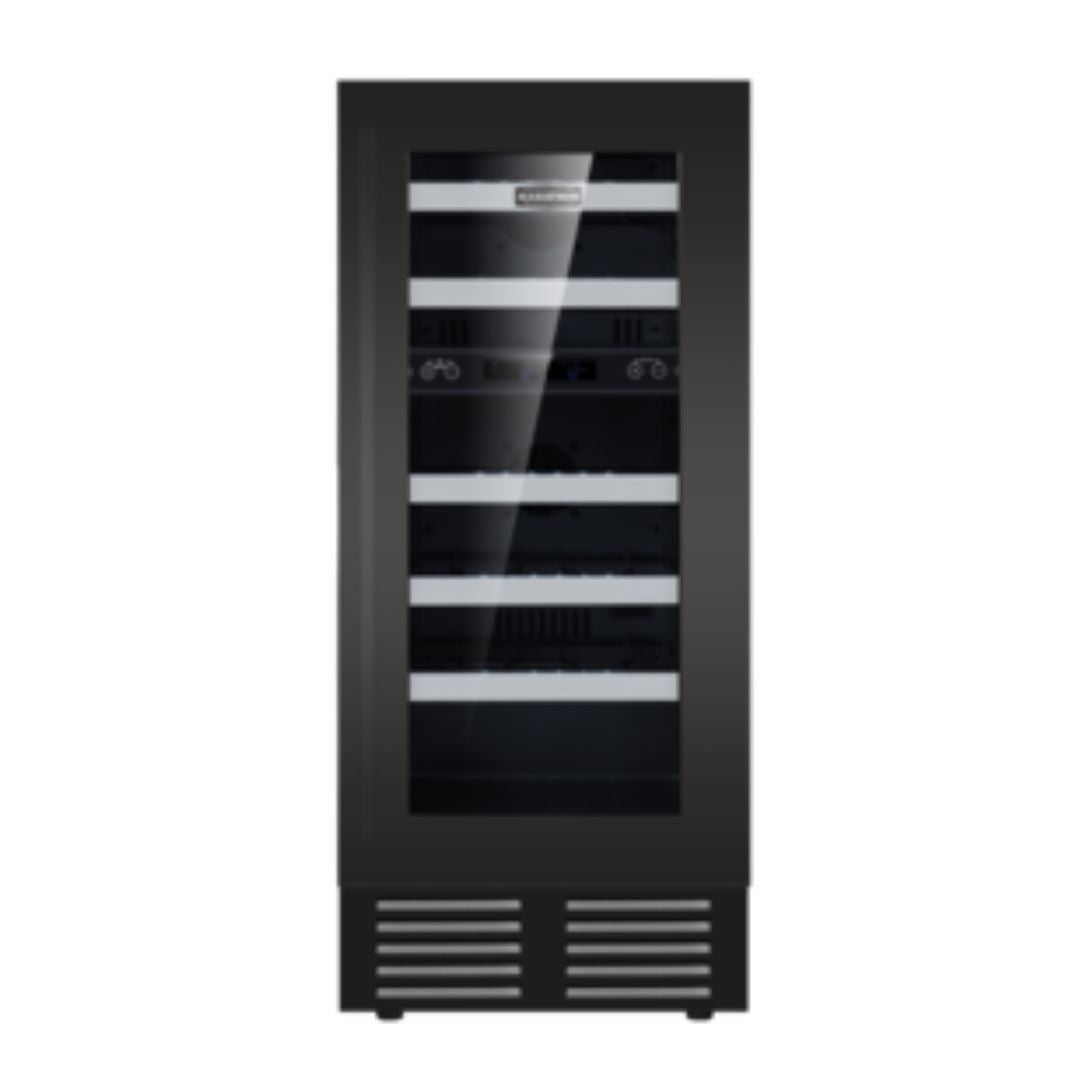 Marathon  - 15 Inch Dual Zone Wine Cooler in Black Stainless - MWC28-DBLS-1