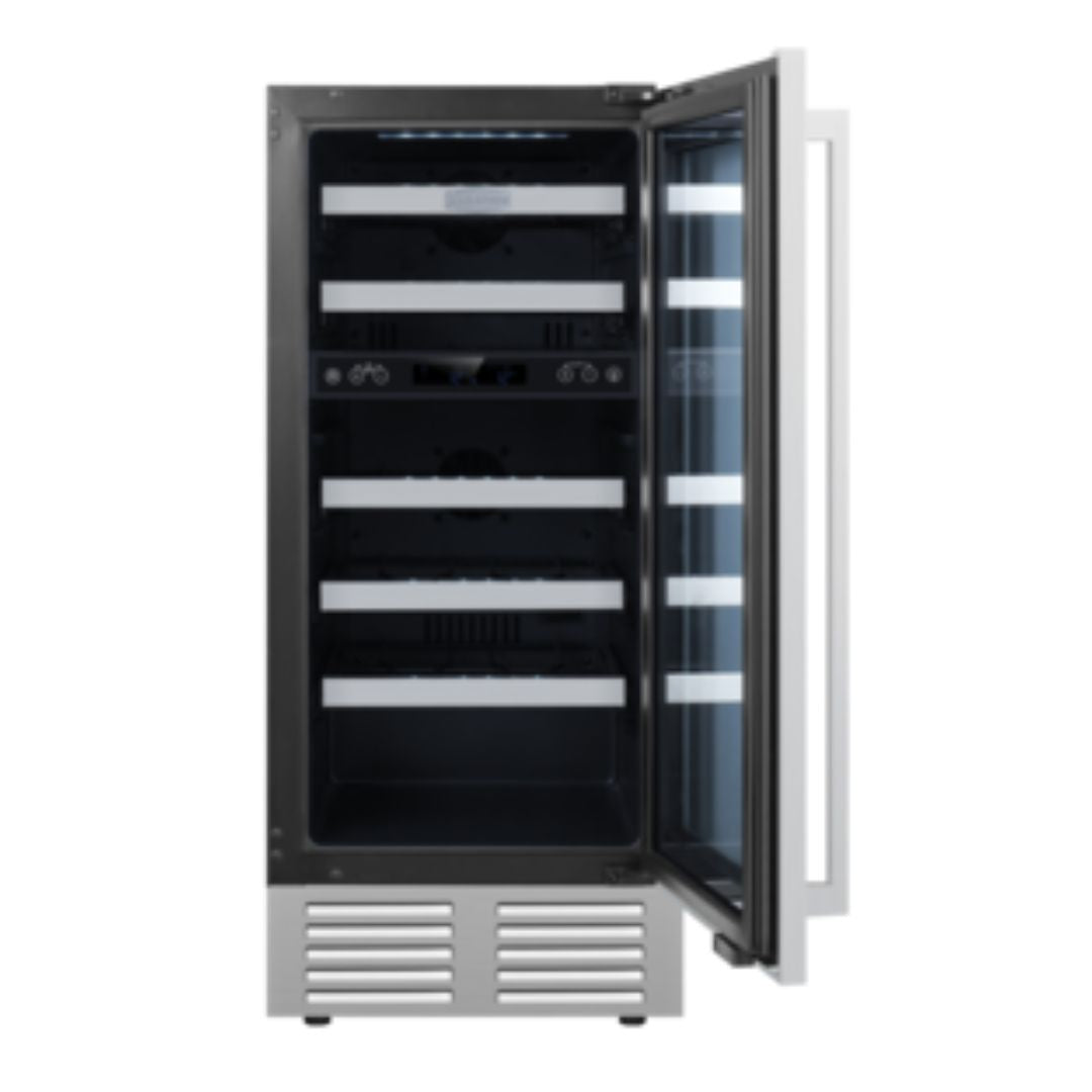 Marathon  - 15 Inch Dual Zone Wine Cooler in Stainless - MWC28-DSS-1