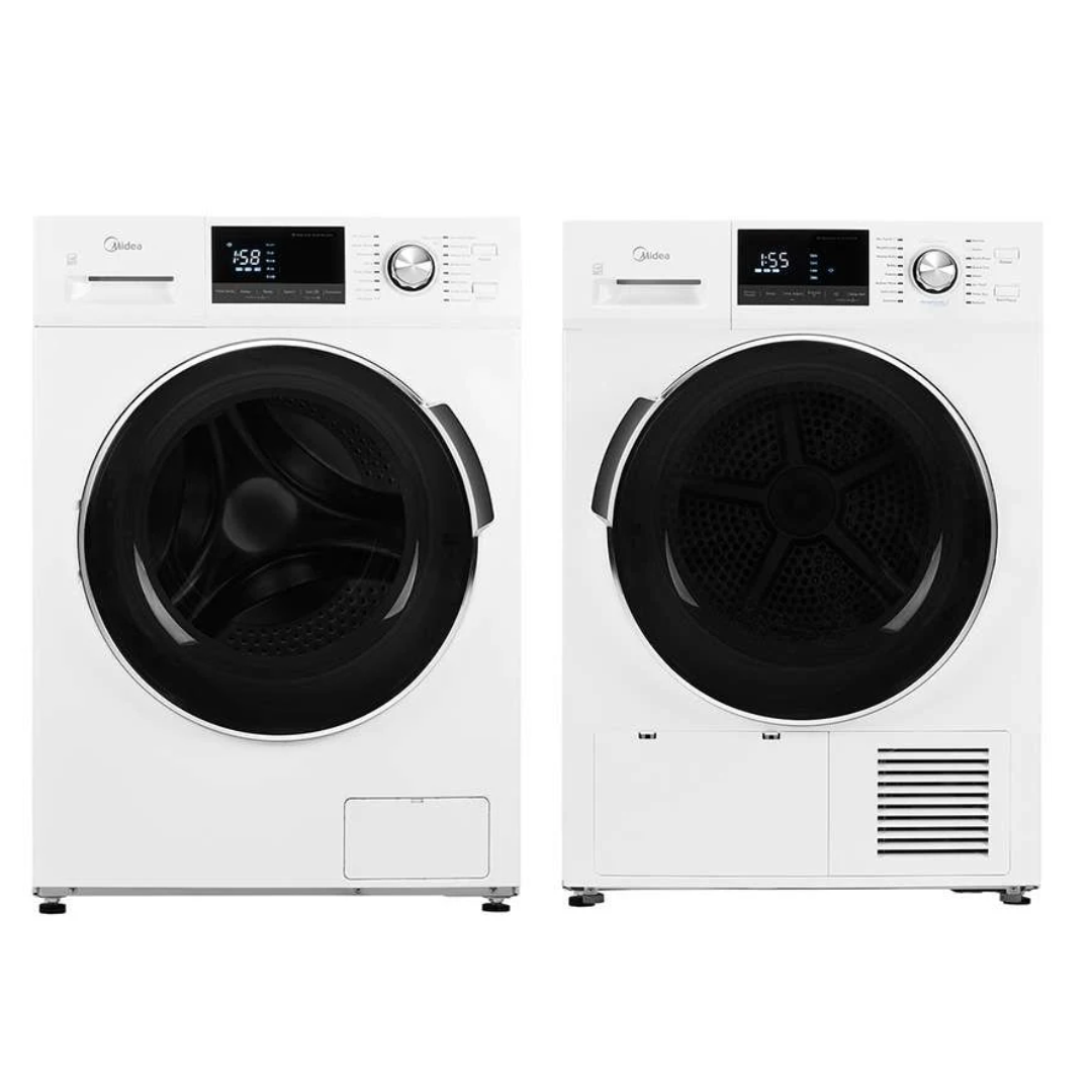 Midea Laundry Pair - MLE27N5AWWC, MLH27N5AWWC