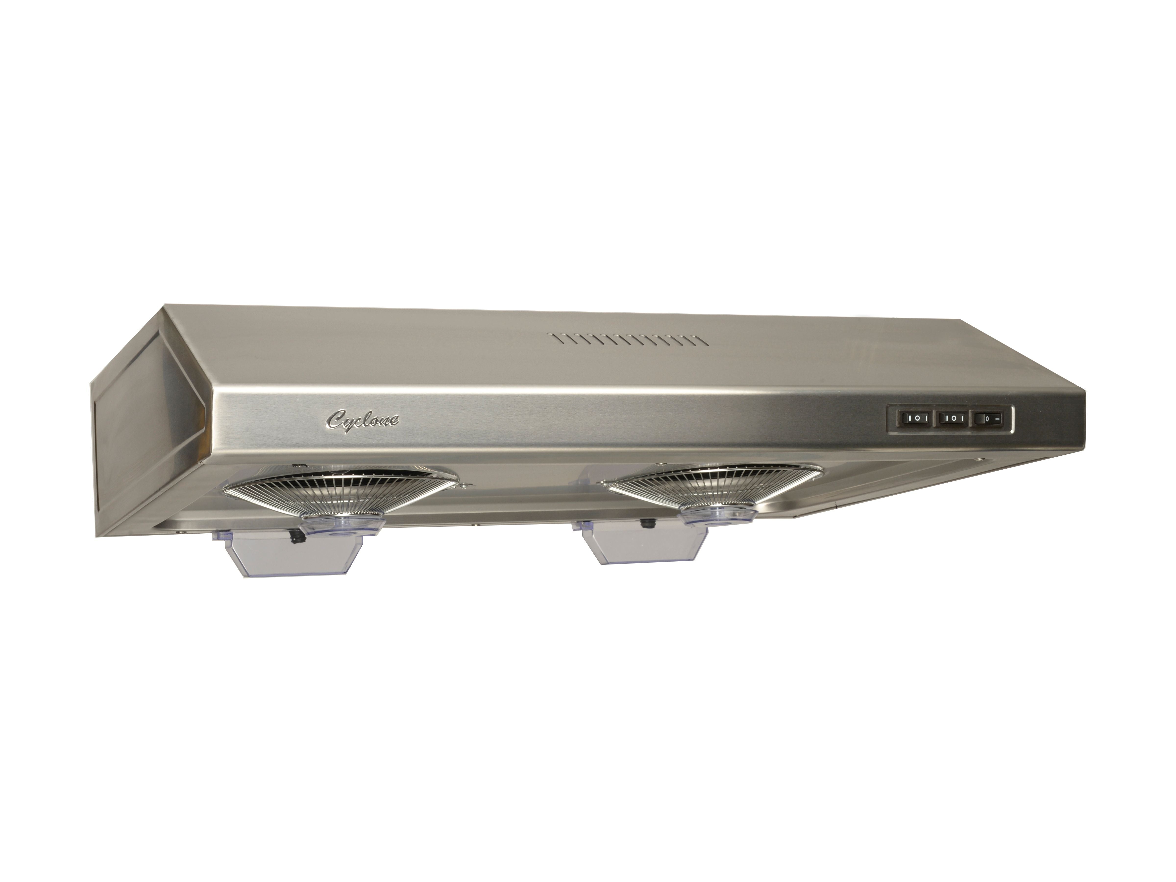 Cyclone - 29.75 Inch 680 CFM Under Cabinet Range Vent in Stainless - NA940DSS