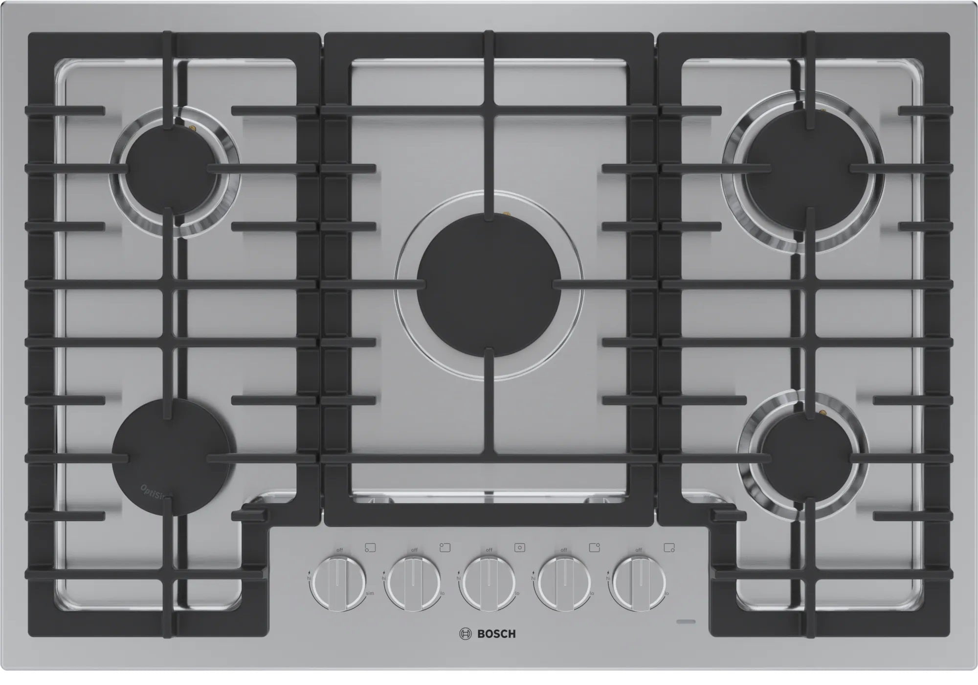Bosch - 31 Inch Gas Cooktop in Stainless - NGM5059UC