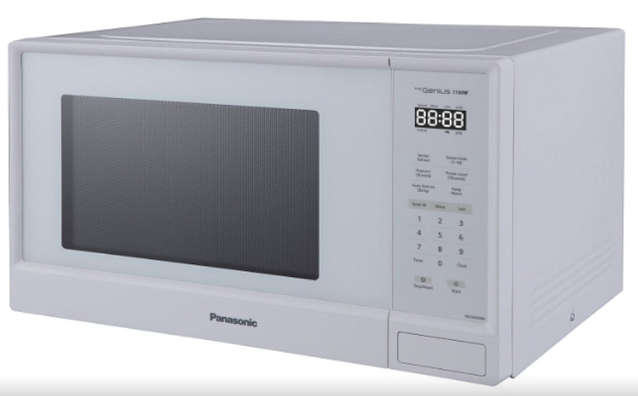 Panasonic - 1.3 cu. Ft  Counter top Microwave in White - NNSU65NW