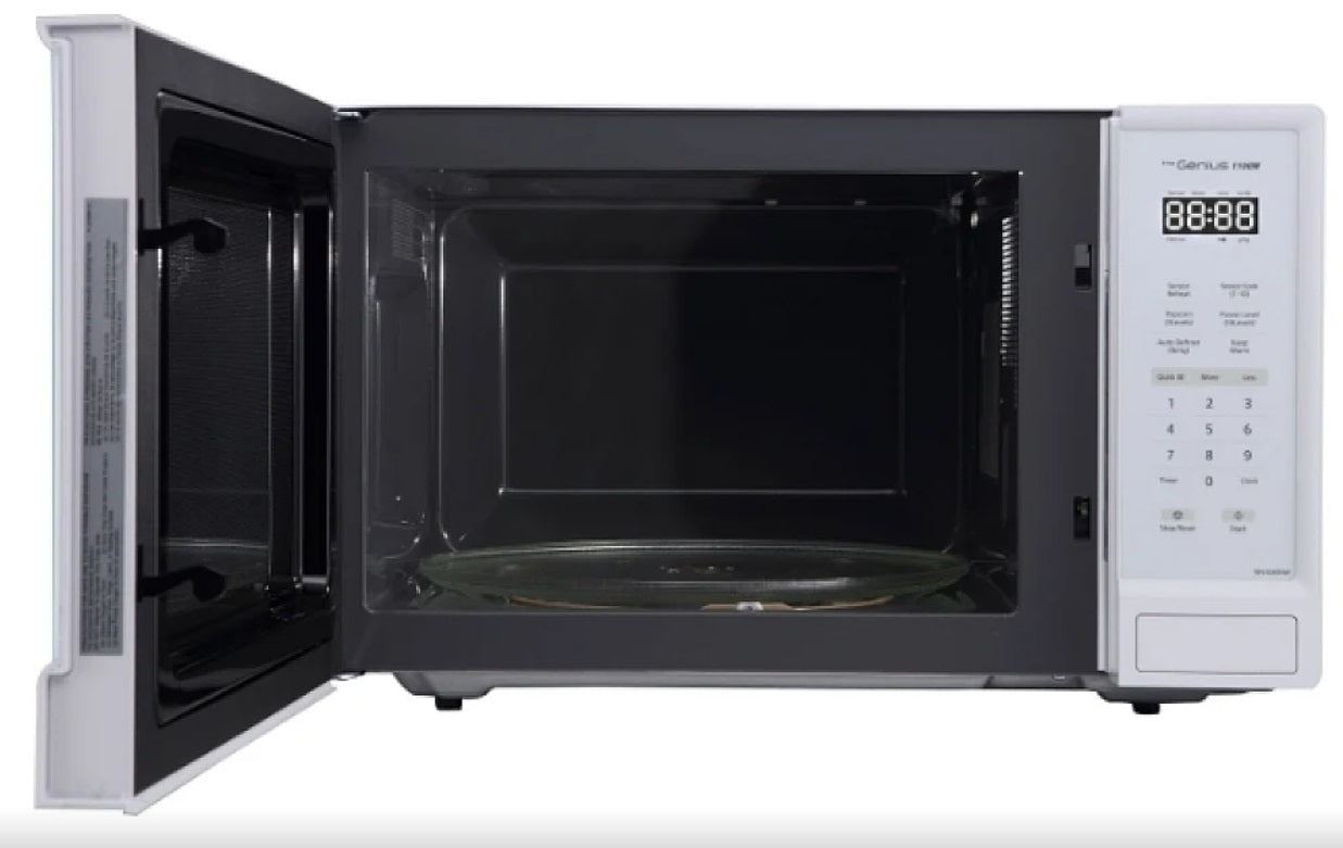 Panasonic - 1.3 cu. Ft  Counter top Microwave in White - NNSU65NW