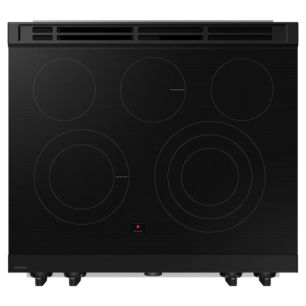 Samsung - 6.1 cu. ft  Electric Range in Stainless - NSE6DG8550SRAC