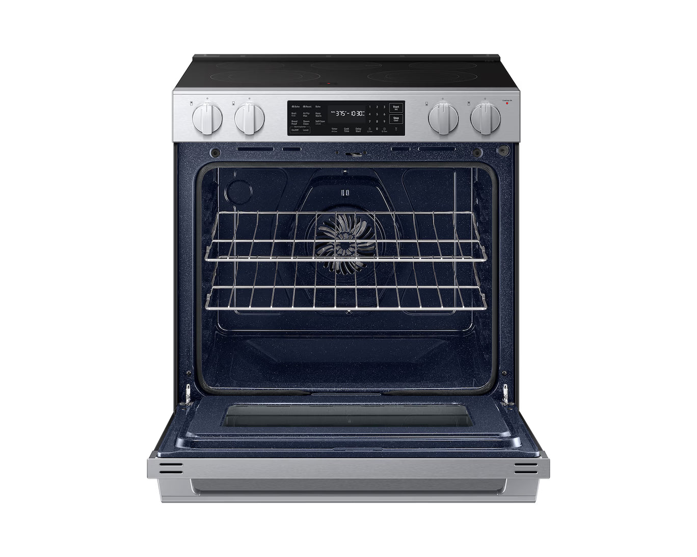 Samsung - 6.3 cu. ft  Electric Range in Stainless - NSE70H63SRAC