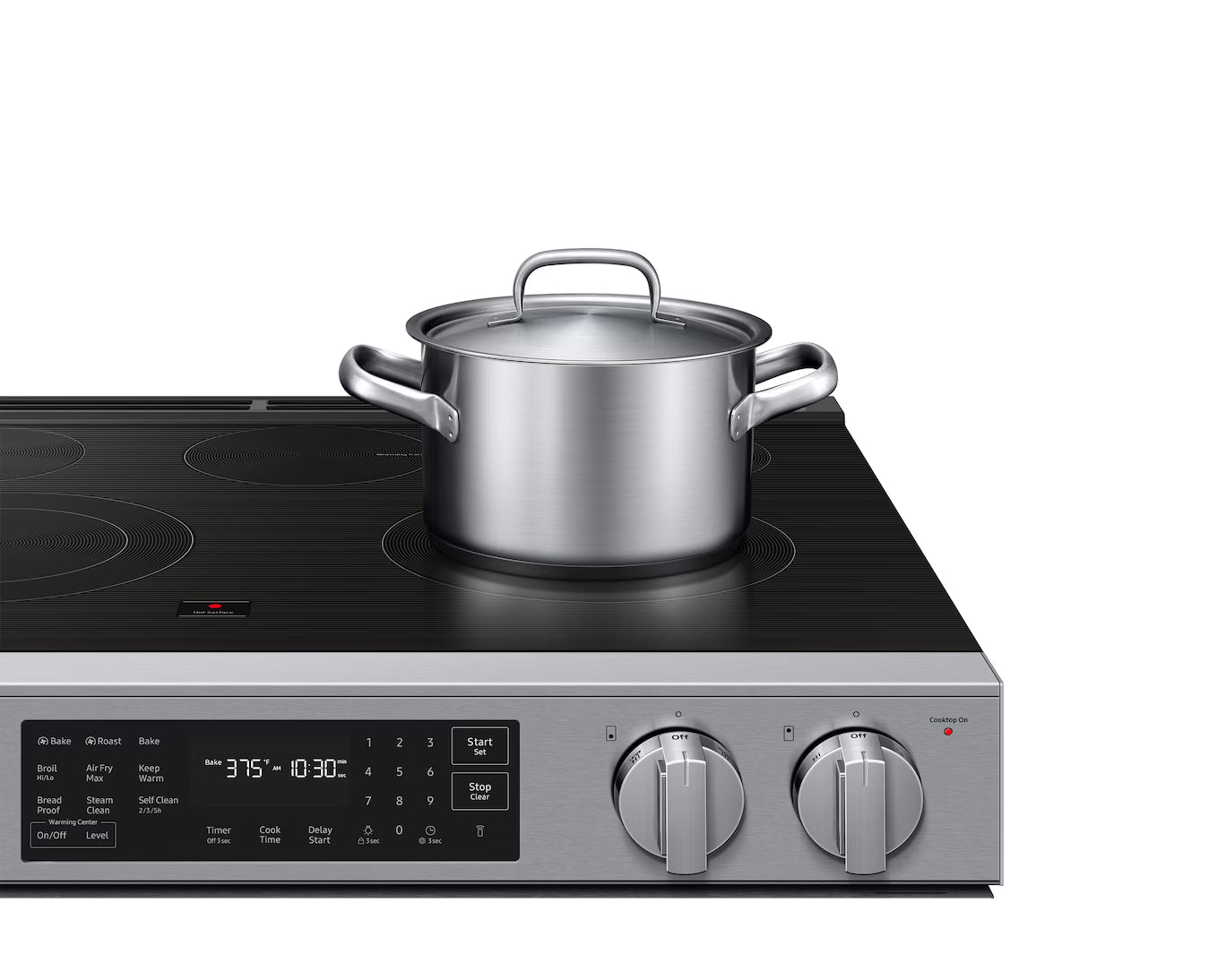 Samsung - 6.3 cu. ft  Electric Range in Stainless - NSE70H63SRAC