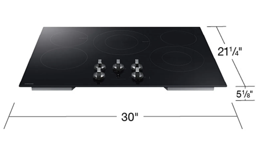 Samsung - 30 Inch Electric Cooktop in Black - NZ30FG6332RKAA