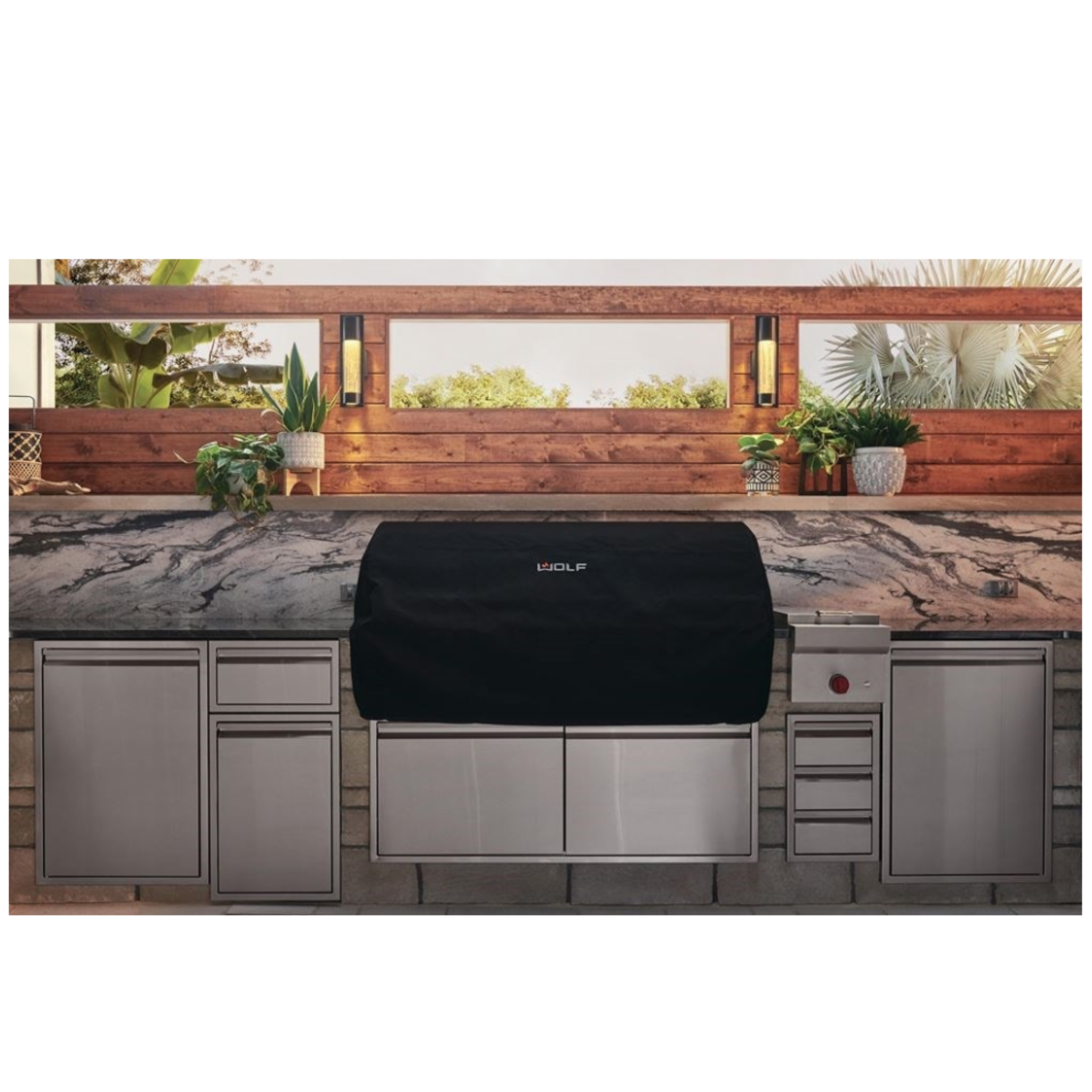 Wolf - 6 Burner Natural Gas BBQ in Stainless (Open Box) - OG54
