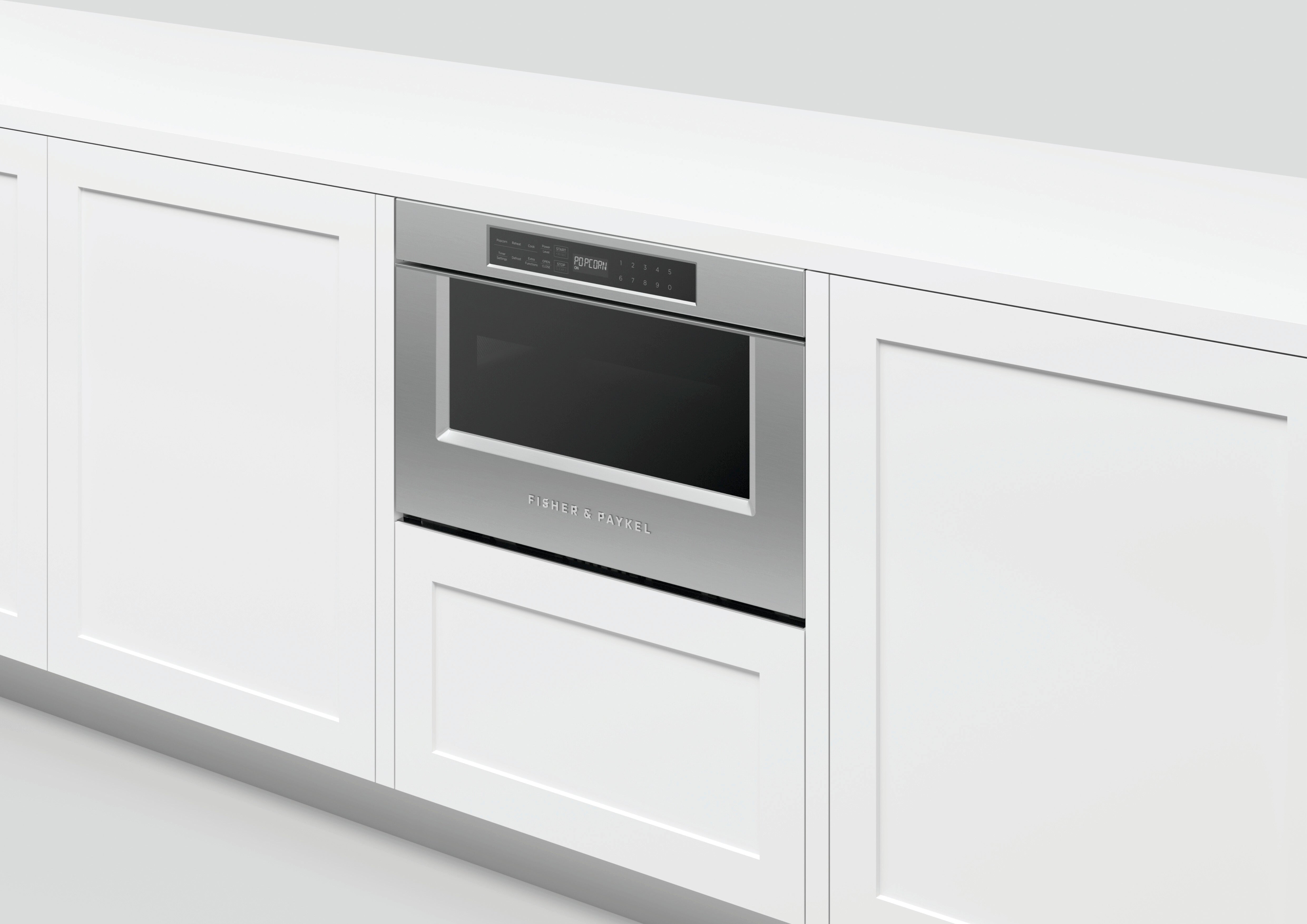 Fisher & Paykel - 1.2 cu. Ft  Built In Microwave in Stainless - OMD24SPX1