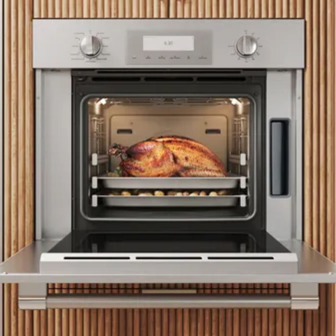 Thermador - 2.8 cu. ft Steam Wall Oven in Stainless - PODS301B