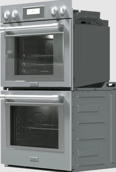 Thermador - 7.3 cu. ft Combination Wall Oven in Stainless (Open Box) - PODS302B