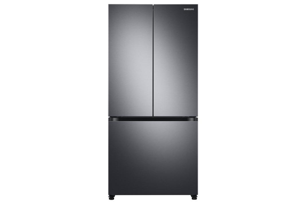 Samsung - 32.125 Inch 17.5 cu. ft French Door Refrigerator in Black Stainless - RF18A5101SG