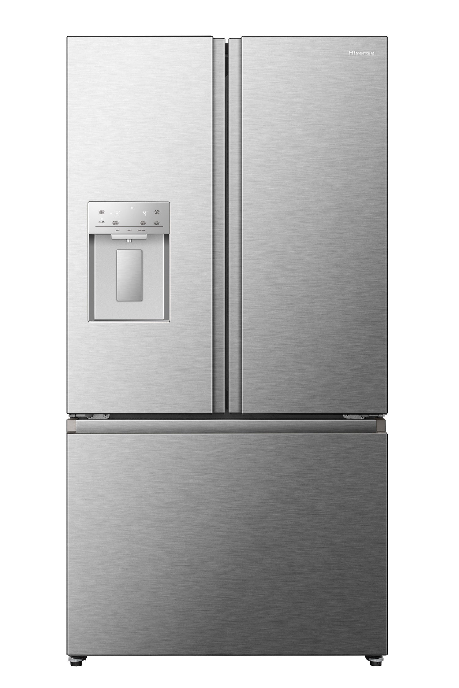 Hisense - 35.75 Inch 22.4 cu. ft French Door Refrigerator in Stainless - RF225C3CSEI